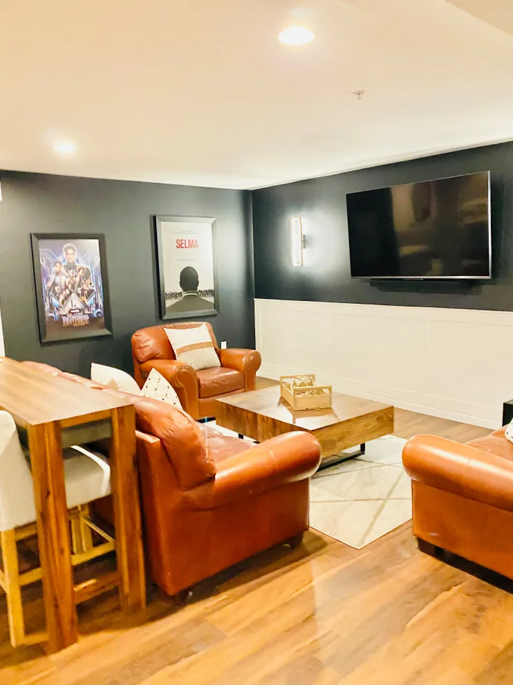 Modern Basement Renovation in Upper Marlboro by Creative Interior Designs By Lynda LLC - Photo 7
