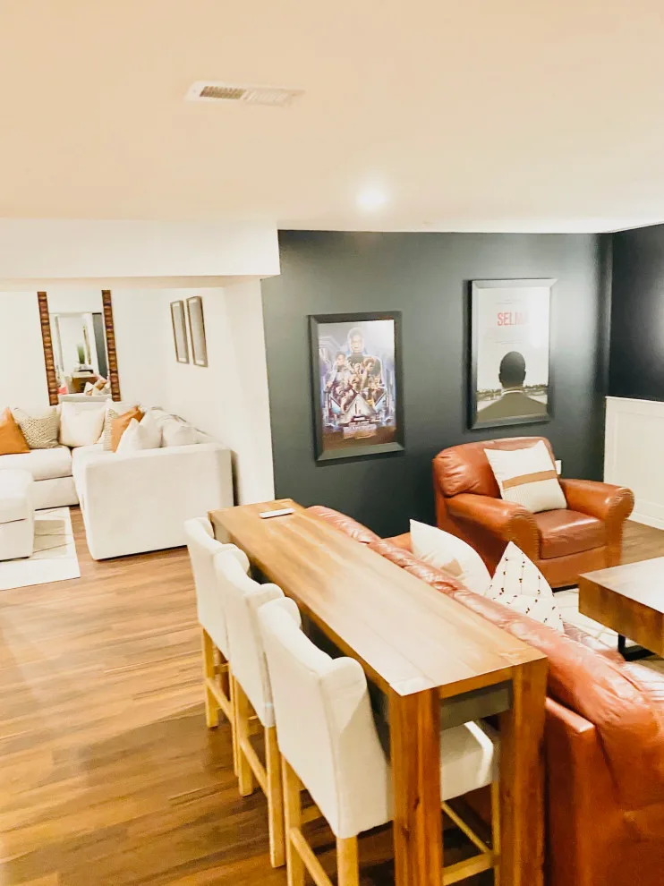 Modern Basement Renovation in Upper Marlboro by Creative Interior Designs By Lynda LLC - Photo 10