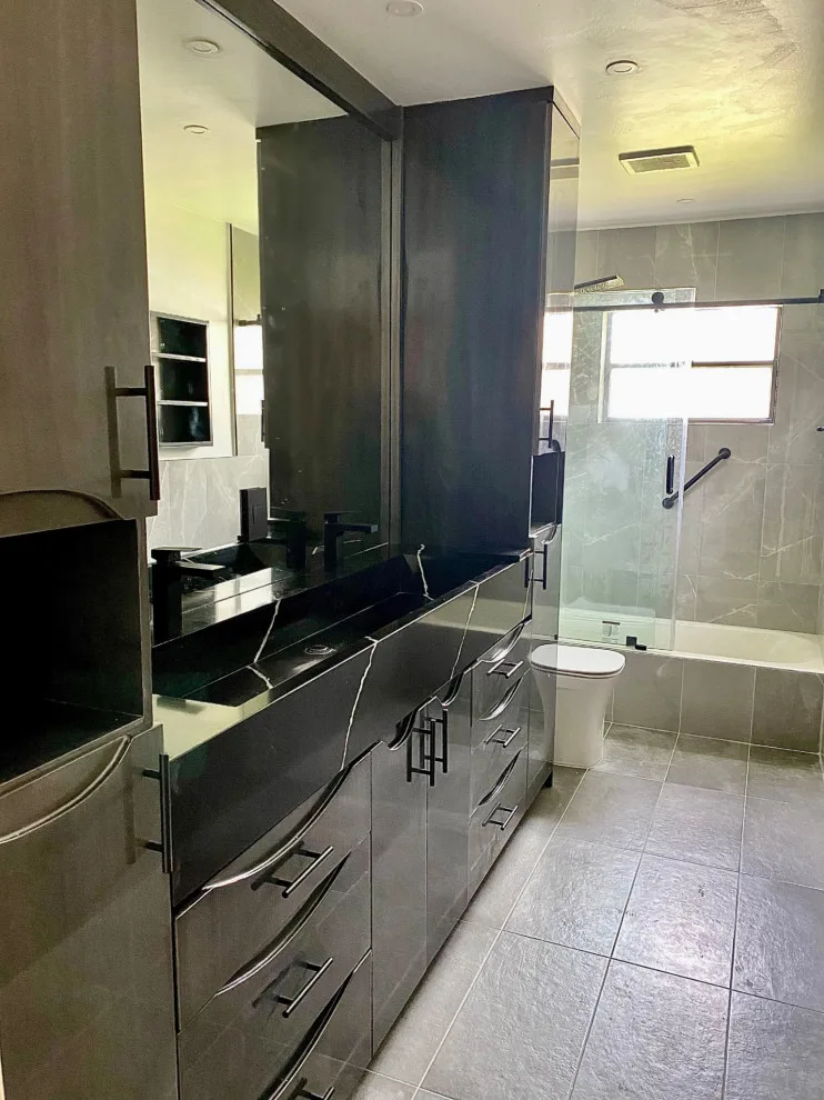 Modern Bathroom Renovation Boca by Luxe Home Designs - Photo 2