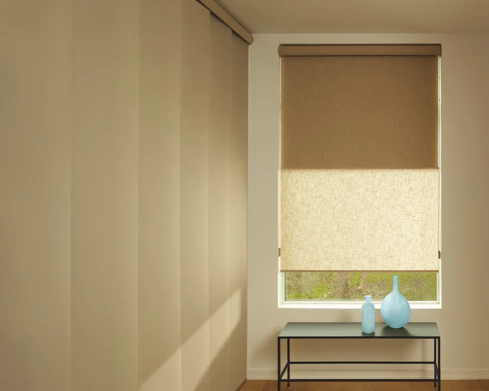 Designer Roller Shades and Skyline® Panels by Debbie Fornoff Interior Design And Draperies - Photo 4