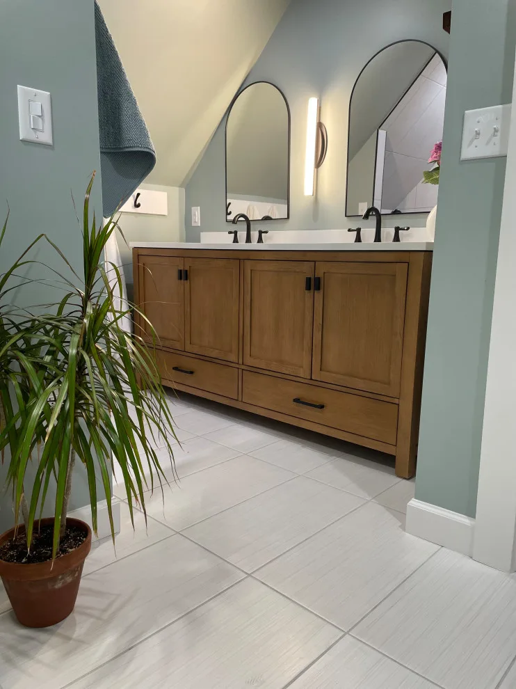 Kid-Friendly Spa Bathroom Makeover by Becca Robbins Interior Design - Photo 4