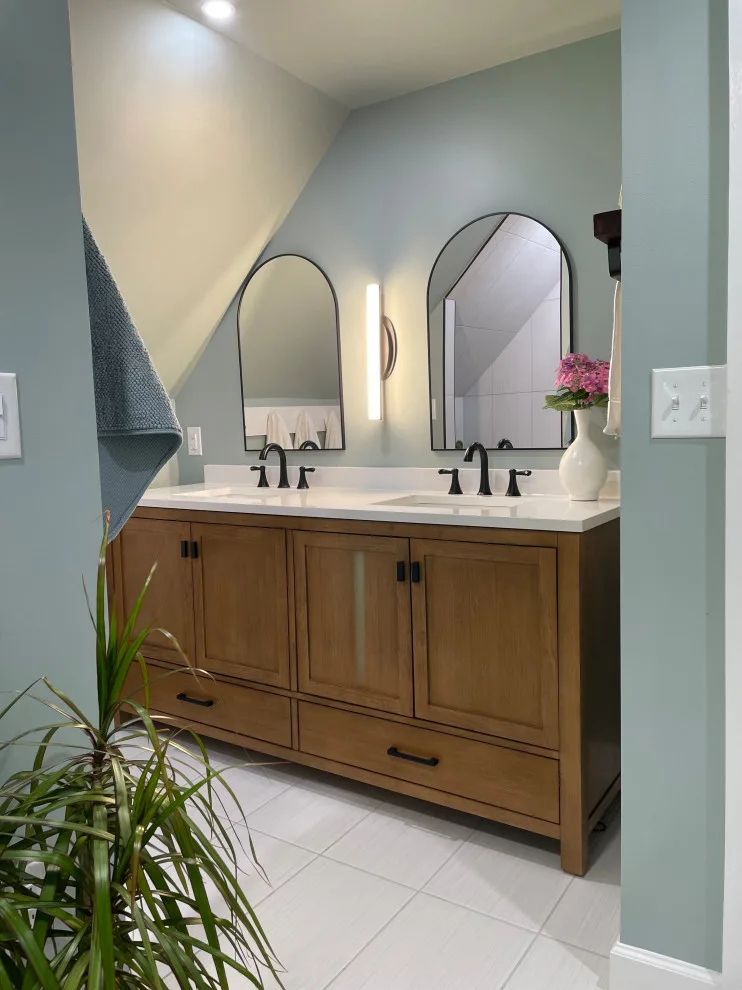 Kid-Friendly Spa Bathroom Makeover by Becca Robbins Interior Design - Photo 2
