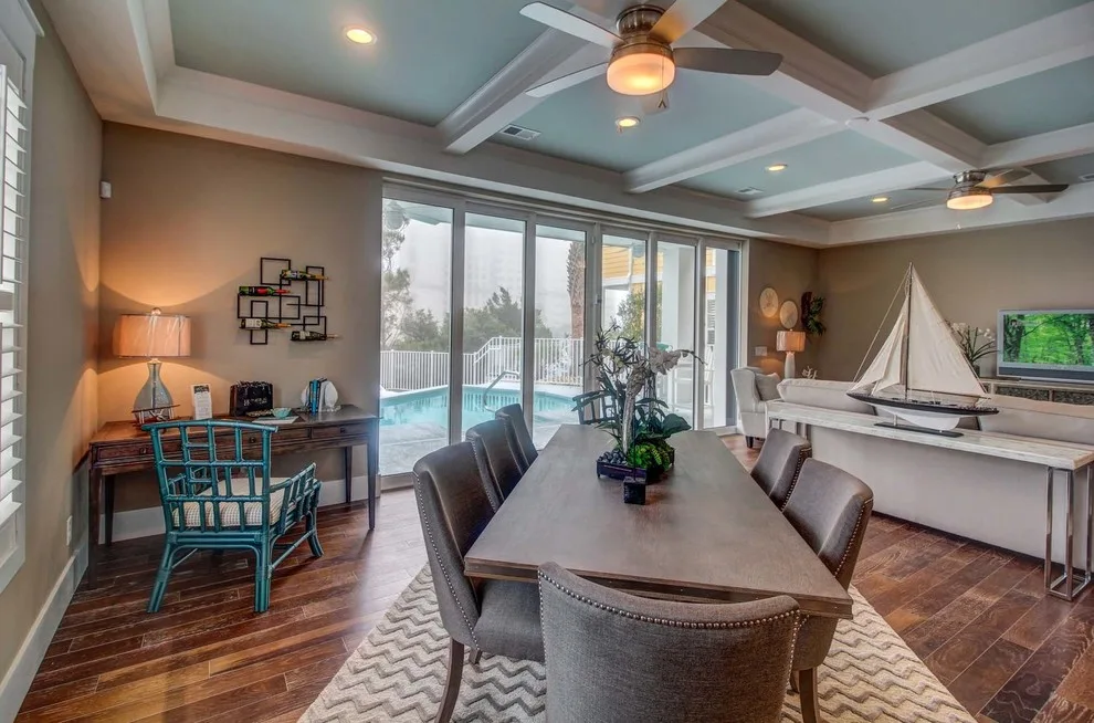 Cozy and Welcoming Residence with Swimming Pool by Sheila Morgan Interiors, Inc. - Photo 11
