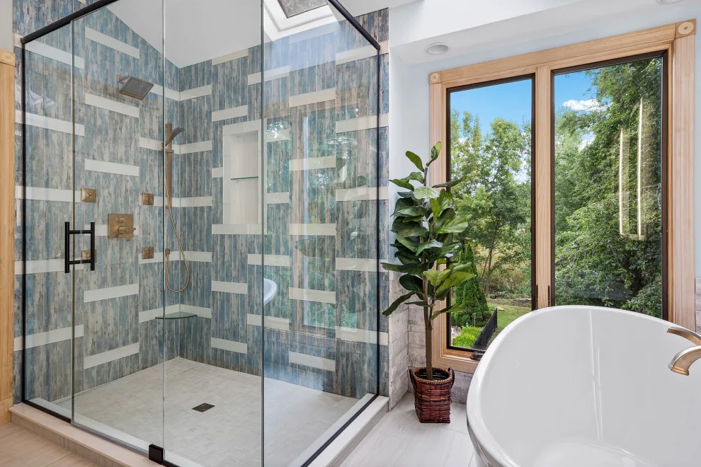 Diverse Transitional Master Bathroom Renovation by Spaces To Aspire - Photo 3