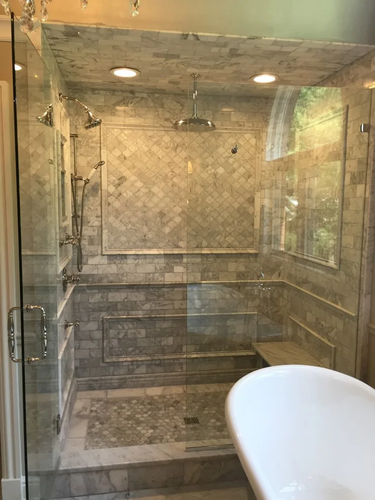 Sophisticated Master Bathroom by Sylvie Del Duca Interior Designs Services - Photo 6