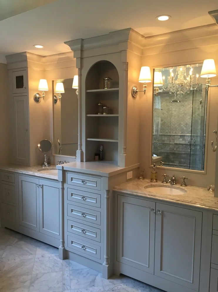 Sophisticated Master Bathroom by Sylvie Del Duca Interior Designs Services - Photo 4