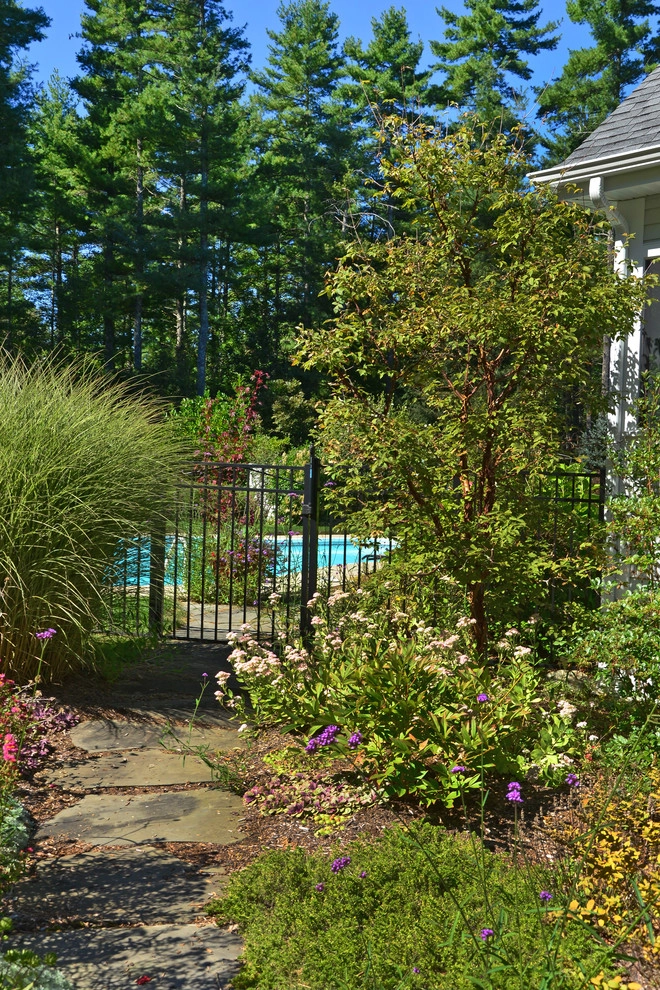 Natural Landscaping with Stone Walkway by Michael Therrien Landscaping, LLC - Photo 3