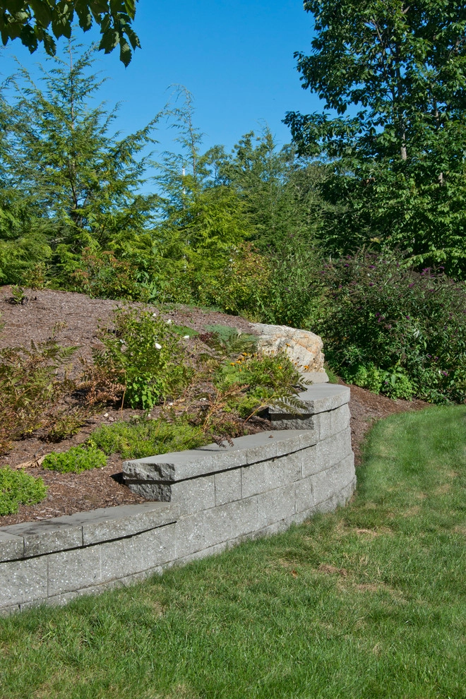 Comprehensive Landscaping with Patio, Retaining Wall, Fire Pit by Michael Therrien Landscaping, LLC - Photo 13