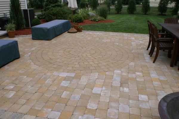 Tan Brick Pathway by Michael Therrien Landscaping, LLC - Photo 2