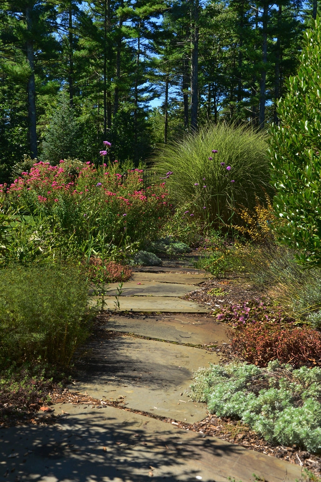 Natural Landscaping with Stone Walkway by Michael Therrien Landscaping, LLC - Photo 2
