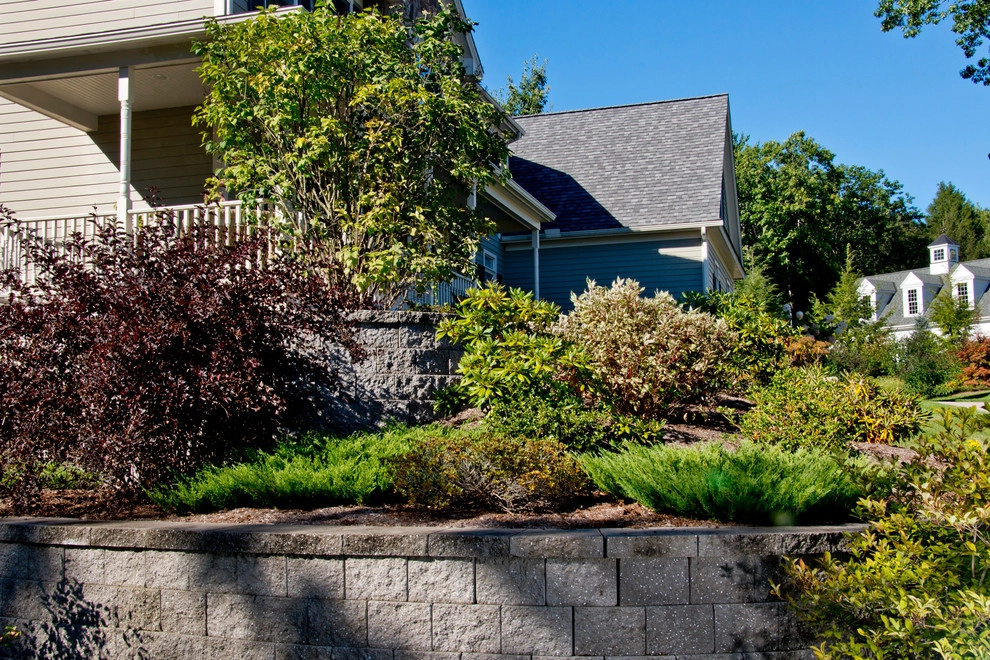 Comprehensive Landscaping with Patio, Retaining Wall, Fire Pit by Michael Therrien Landscaping, LLC - Photo 11