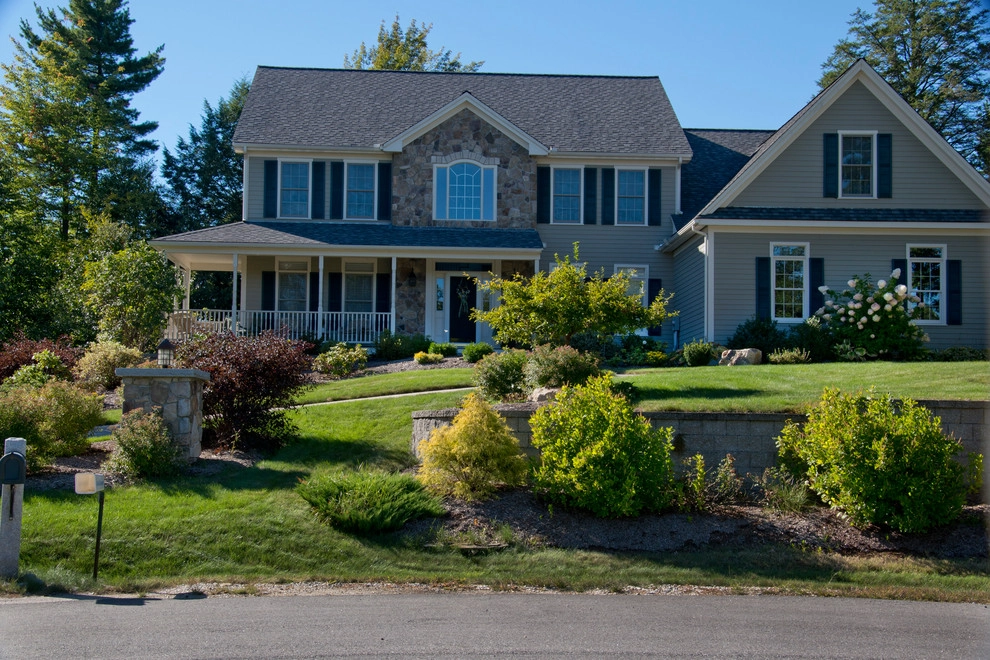 Comprehensive Landscaping with Patio, Retaining Wall, Fire Pit by Michael Therrien Landscaping, LLC - Photo 8