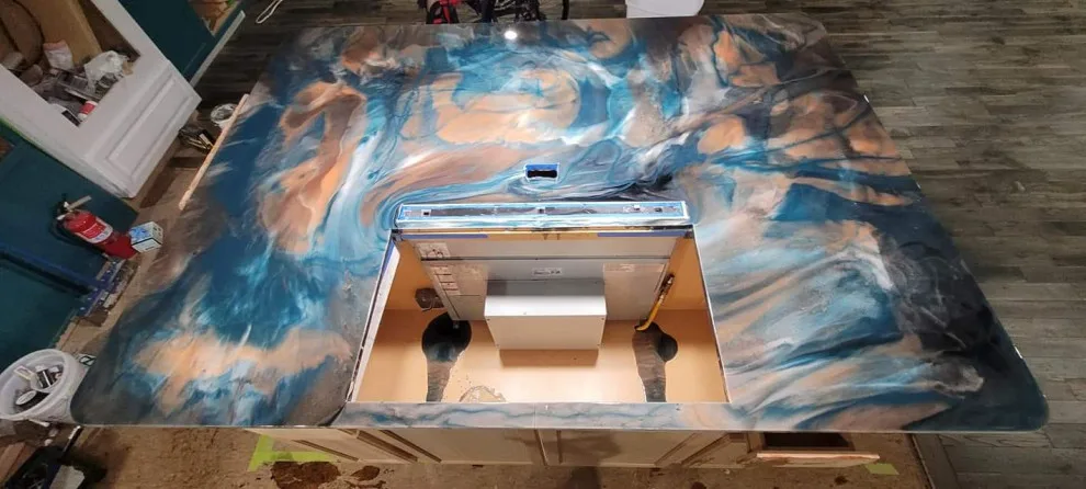 Epoxy Countertop Design by Design With Envy Decorating Den Interiors - Photo 7