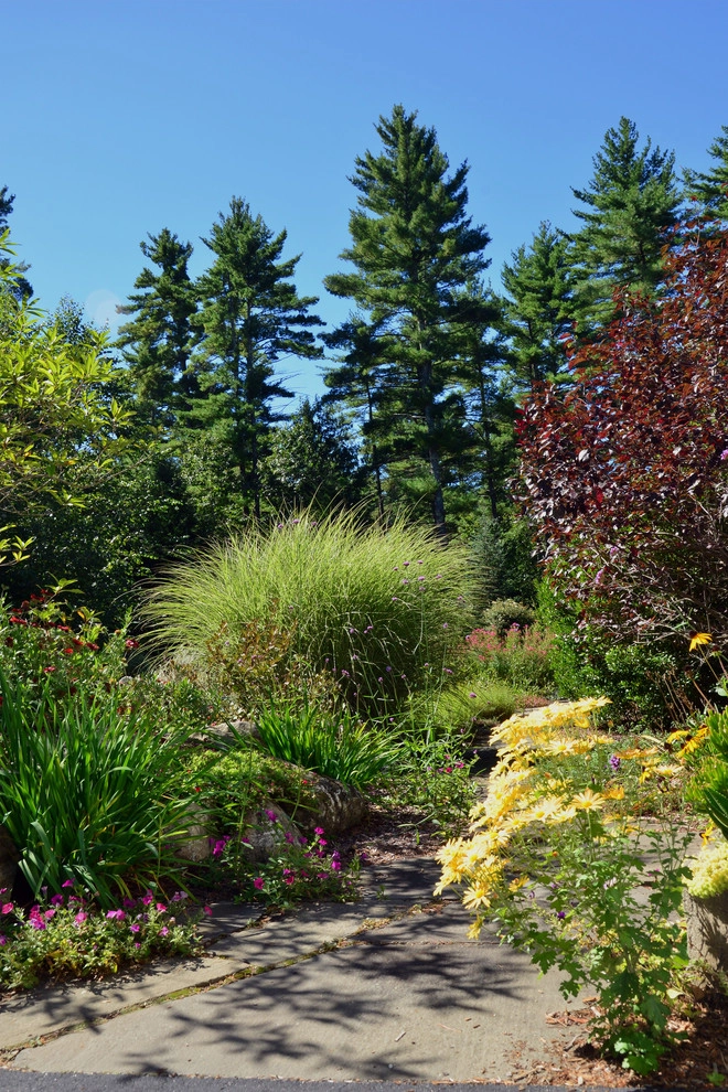 Natural Landscaping with Stone Walkway by Michael Therrien Landscaping, LLC - Photo 6