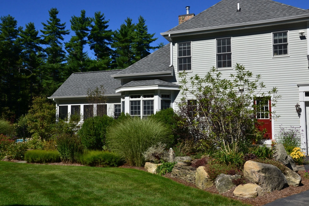 Natural Landscaping with Stone Walkway by Michael Therrien Landscaping, LLC - Photo 7