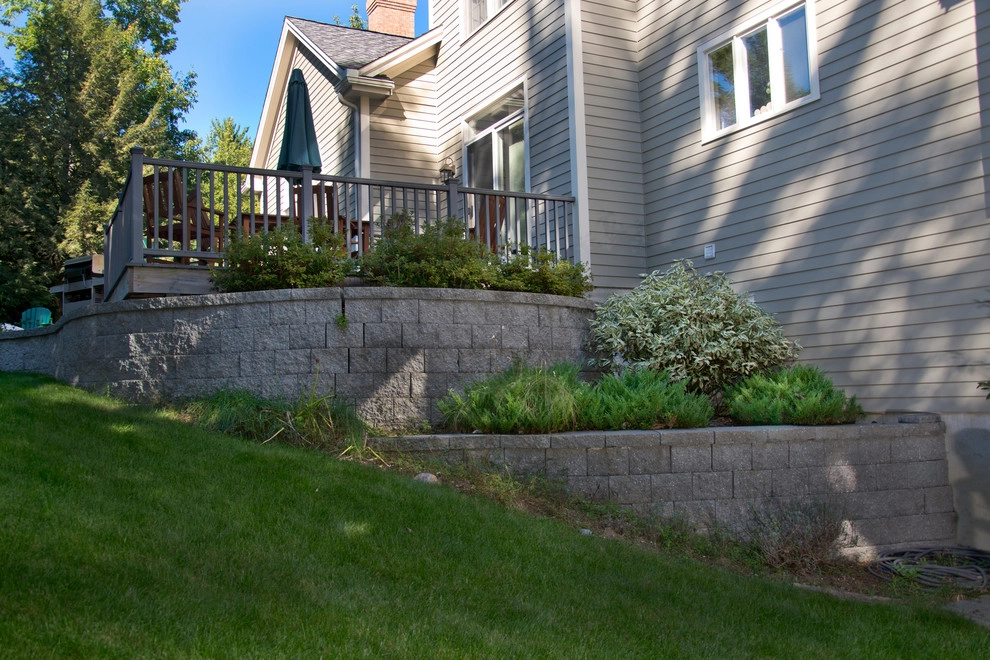 Comprehensive Landscaping with Patio, Retaining Wall, Fire Pit by Michael Therrien Landscaping, LLC - Photo 5