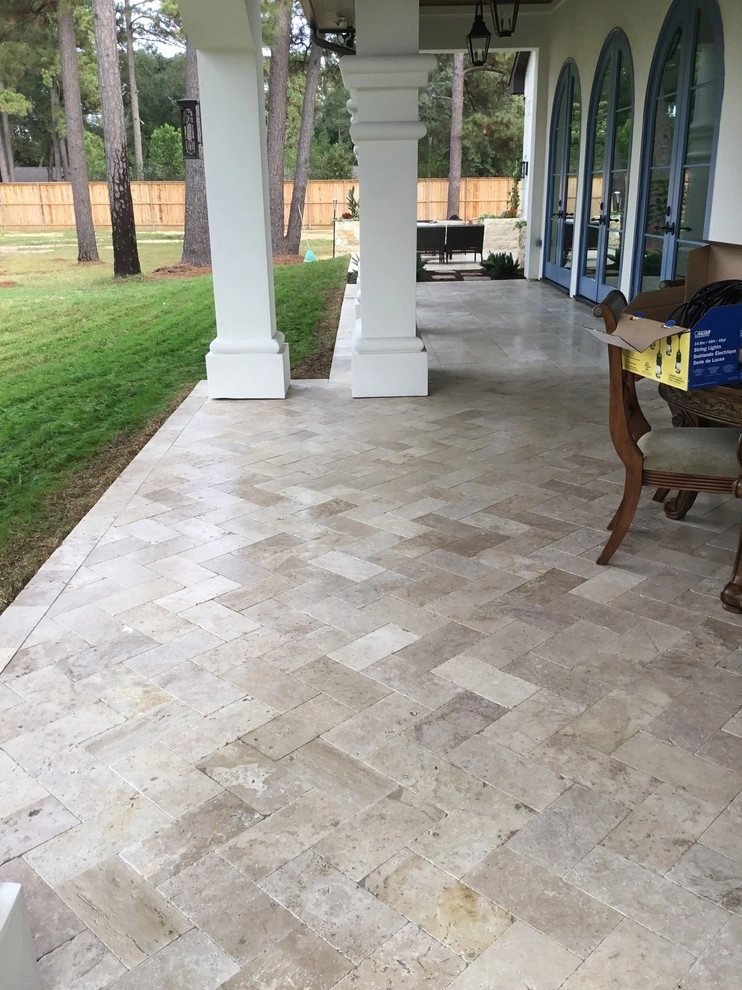 Travertine Pavers Patios & Tile by Mike Ball Irrigation Landscape & Lighting - Photo 4