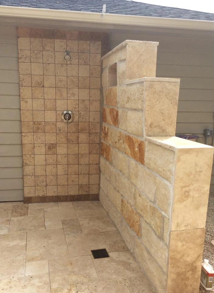 Travertine Pavers Patios & Tile by Mike Ball Irrigation Landscape & Lighting - Photo 12