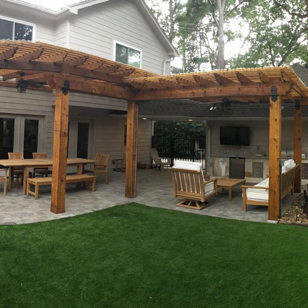 Outdoor Living Space by Mike Ball Irrigation Landscape & Lighting - Photo 5