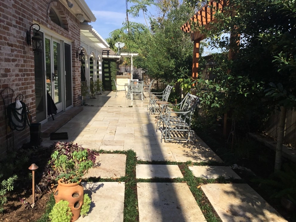 Travertine Pavers Patios & Tile by Mike Ball Irrigation Landscape & Lighting - Photo 16