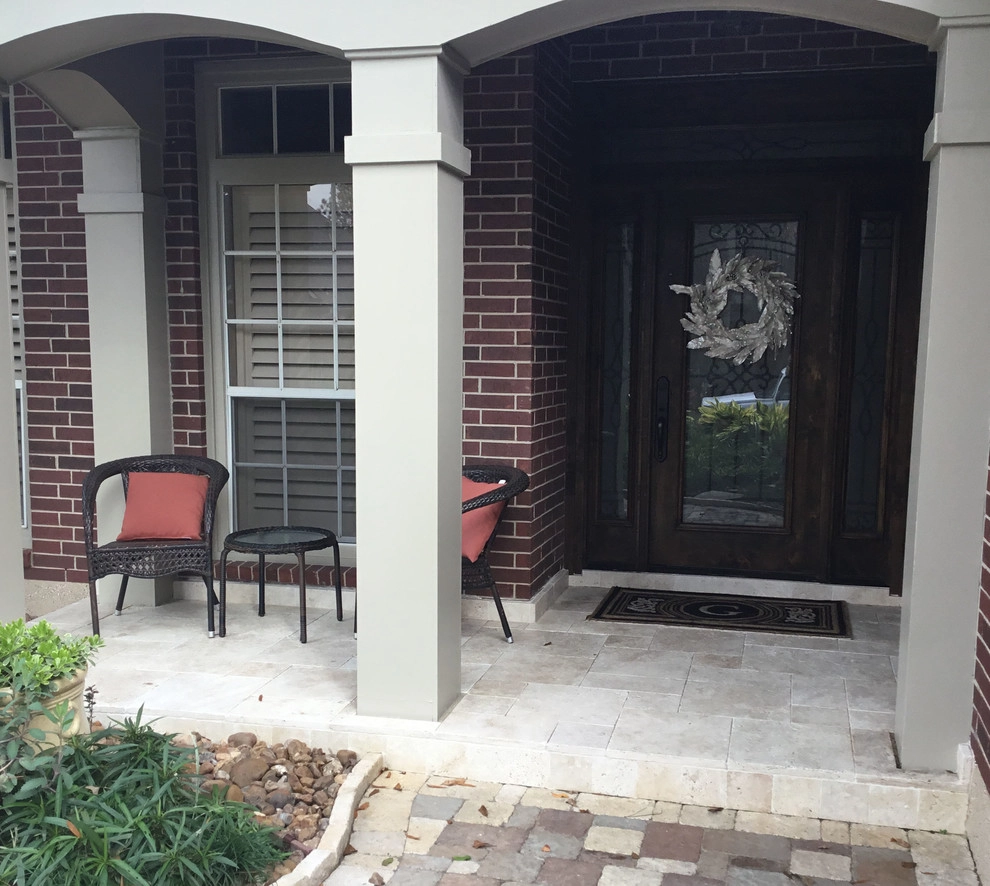 Travertine Pavers Patios & Tile by Mike Ball Irrigation Landscape & Lighting - Photo 8