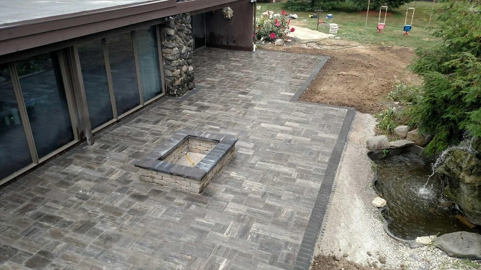 Fire Pit Installation by Mike's Clean Cut Landscaping, Inc - Photo 2