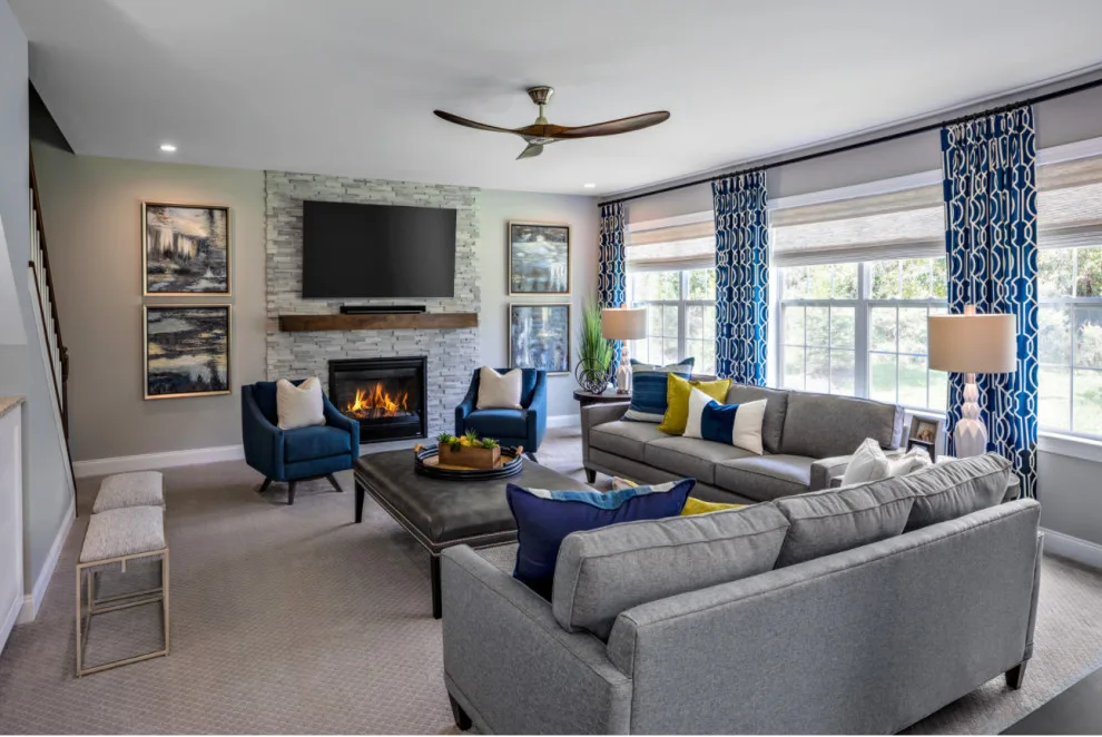Living Room with Updated Fireplace by Staging Spaces And Design - Photo 2