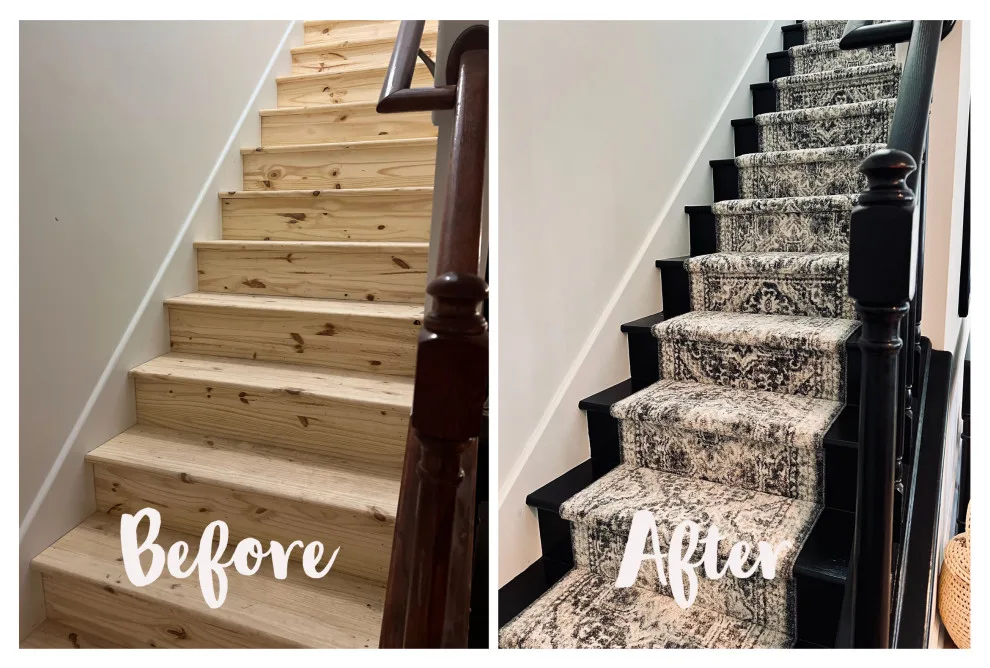 Farmhouse Staircase Makeover by JLWolfe Interiors LLC - Photo 4