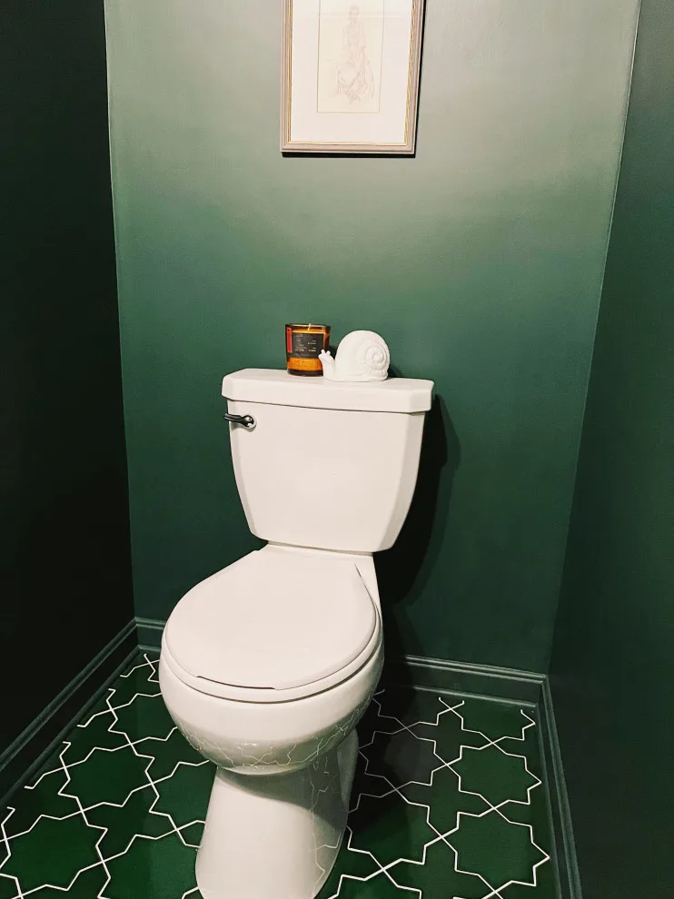 Gloomy and Atmospheric Powder Room by DesignFive, LLC - Steve Shorthouse - Photo 6