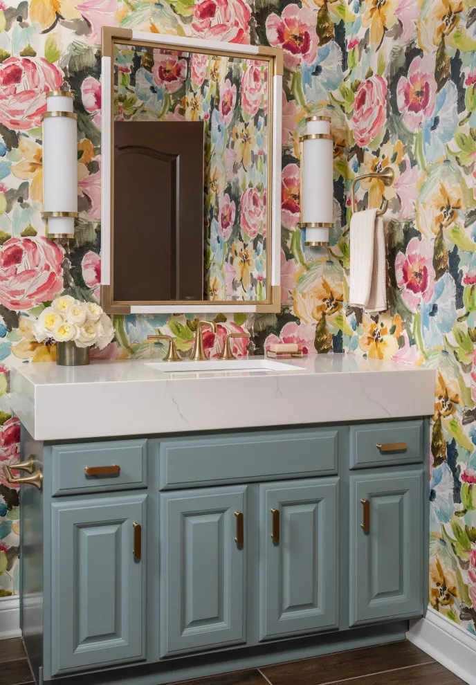 Botanical Washroom by Catherine Marrano Interiors - Photo 3