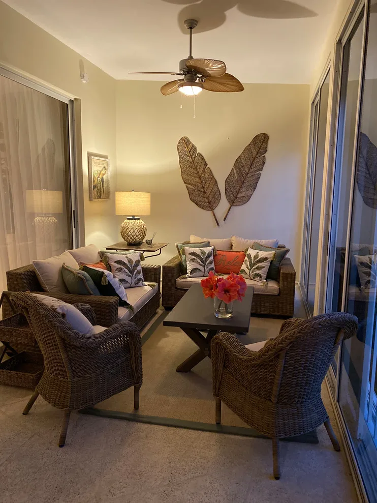 Florida Covered Porch Project by Sylvie Del Duca Interior Designs Services - Photo 3