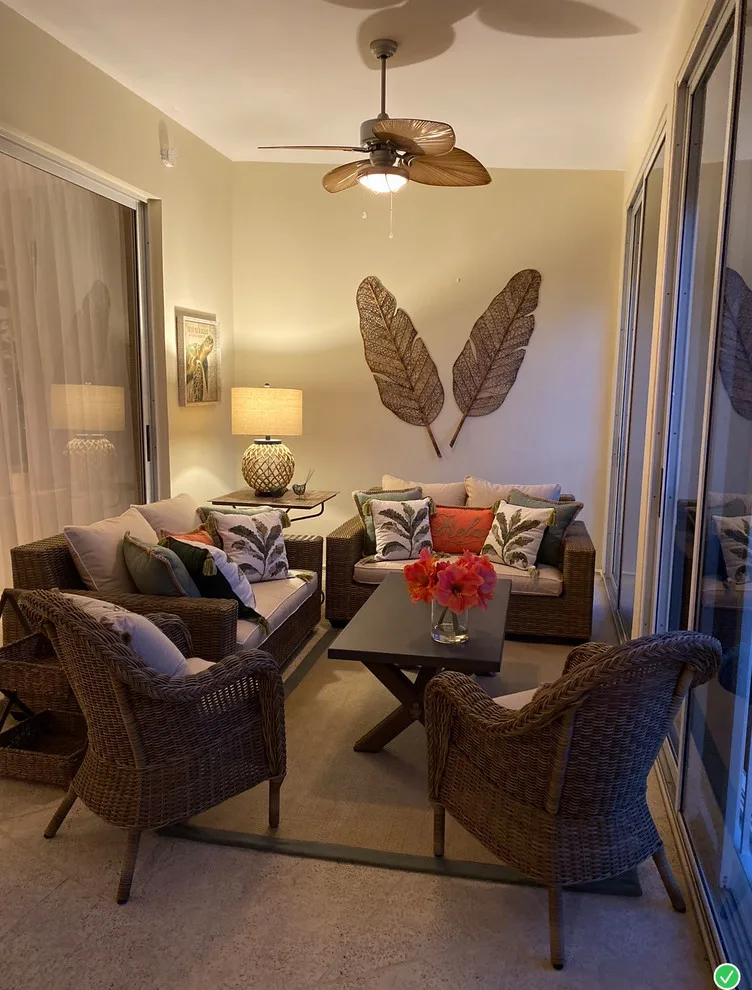 Florida Covered Porch Project by Sylvie Del Duca Interior Designs Services - Photo 7