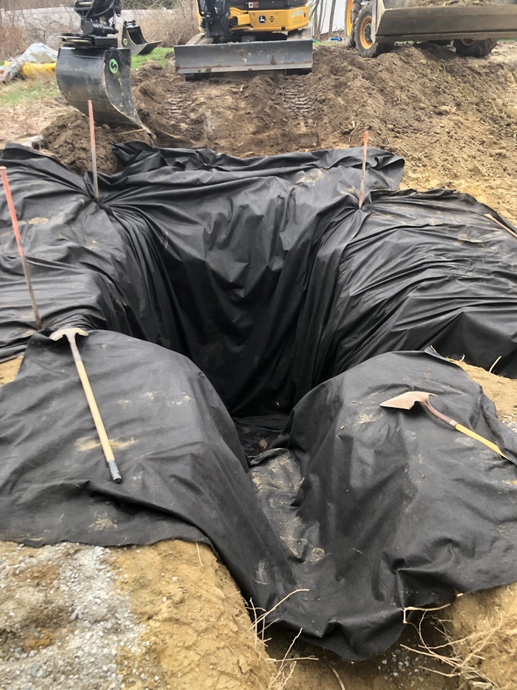 Drywell / Leaching Chamber Installation by Millennial Landscaping, Inc. - Photo 7