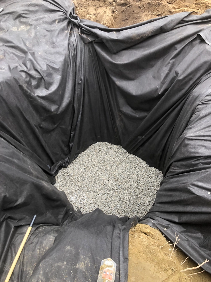 Drywell / Leaching Chamber Installation by Millennial Landscaping, Inc. - Photo 14