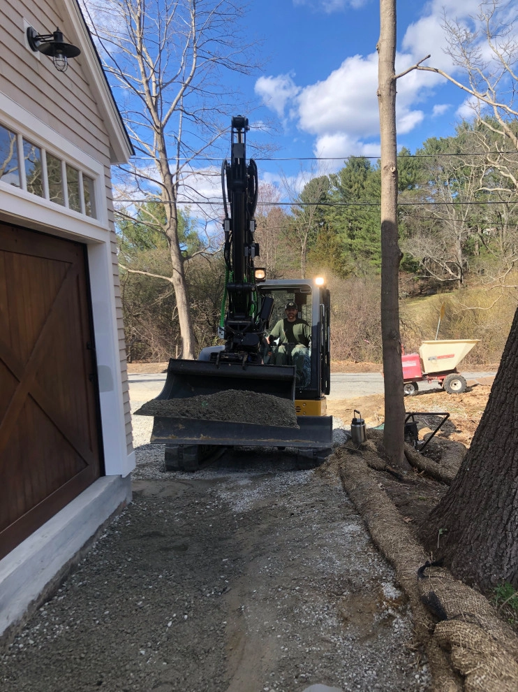 Drywell / Leaching Chamber Installation by Millennial Landscaping, Inc. - Photo 12