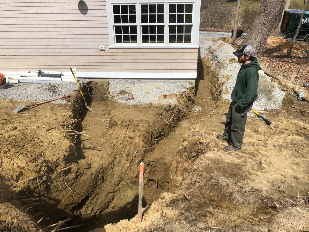 Drywell / Leaching Chamber Installation by Millennial Landscaping, Inc. - Photo 18