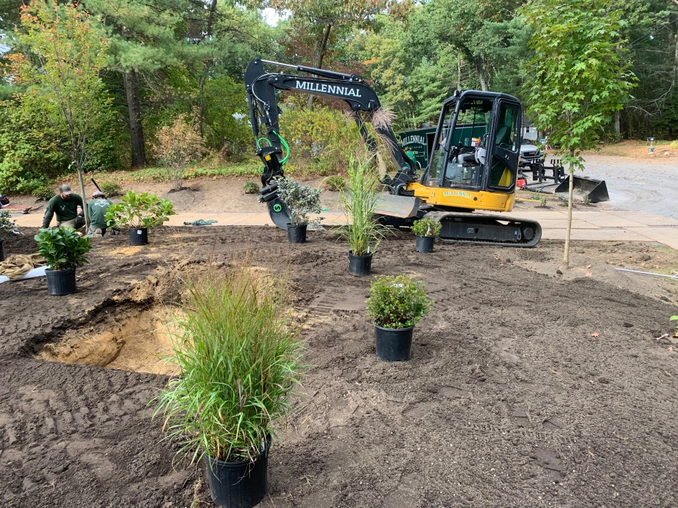 Front Yard Lawn Renovation/Planting by Millennial Landscaping, Inc. - Photo 2