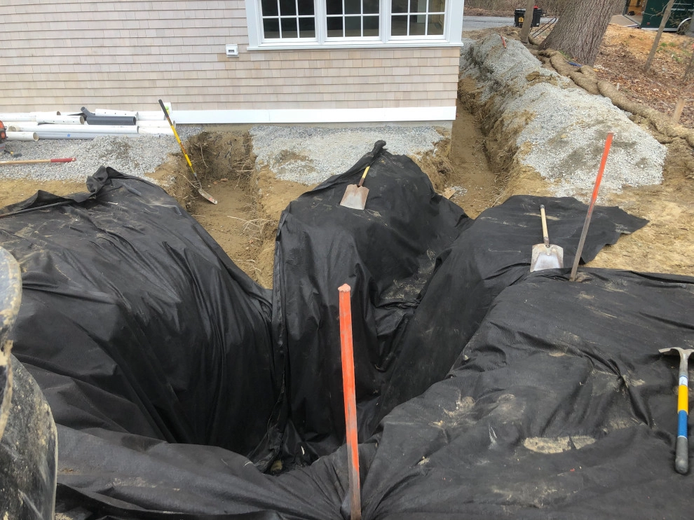 Drywell / Leaching Chamber Installation by Millennial Landscaping, Inc. - Photo 15