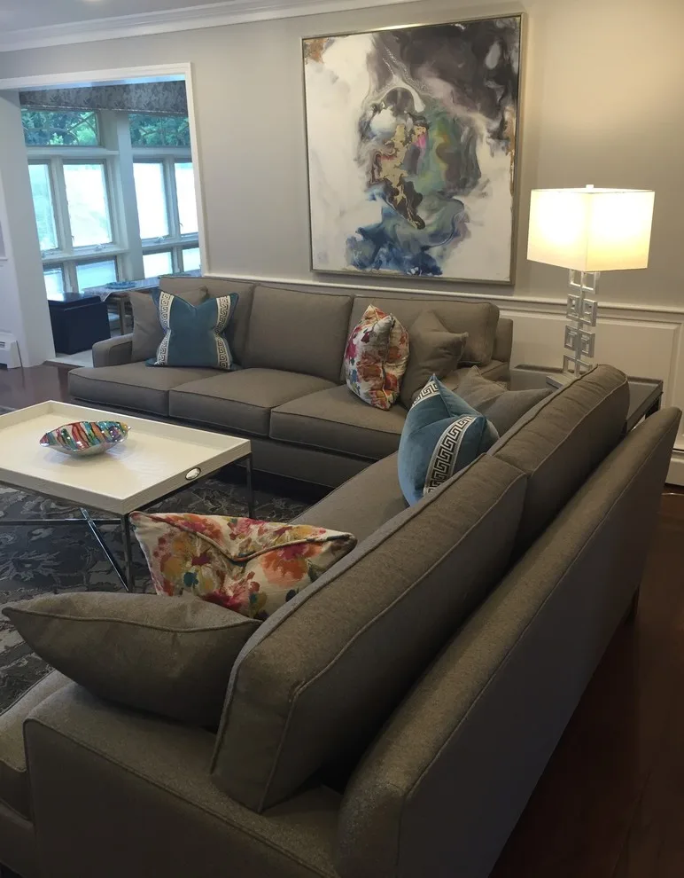 Contemporary Family Living Space by Kelly Simkovich At Main Line Sound & Video - Photo 2