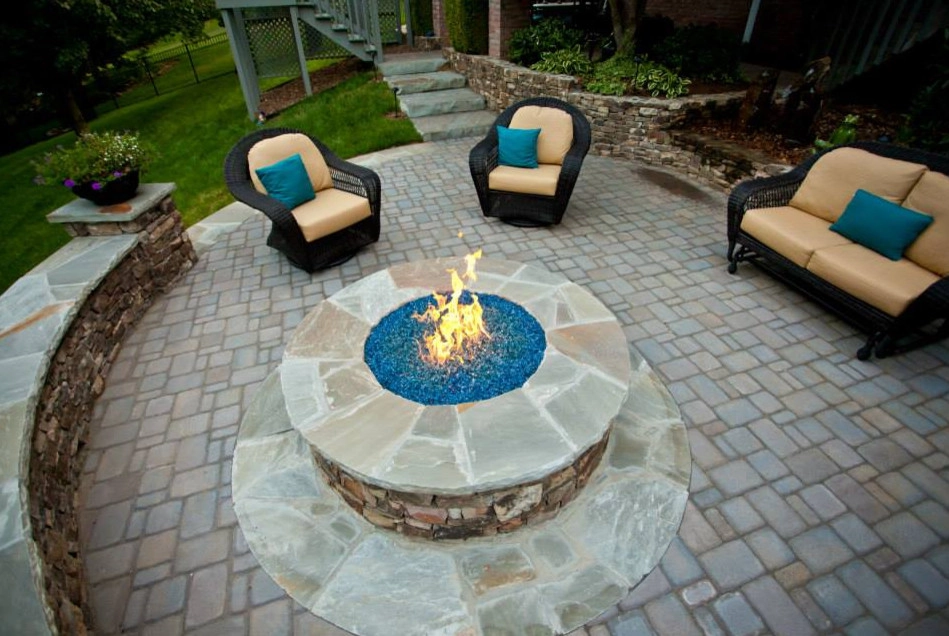 Outdoor Fire Feature by Milosi Landscape Company - Photo 2