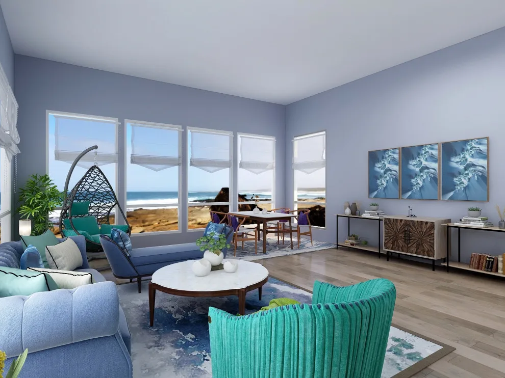 Worldwide Coastal Living Room Design by Northern Lights Home Staging And Design - Photo 2