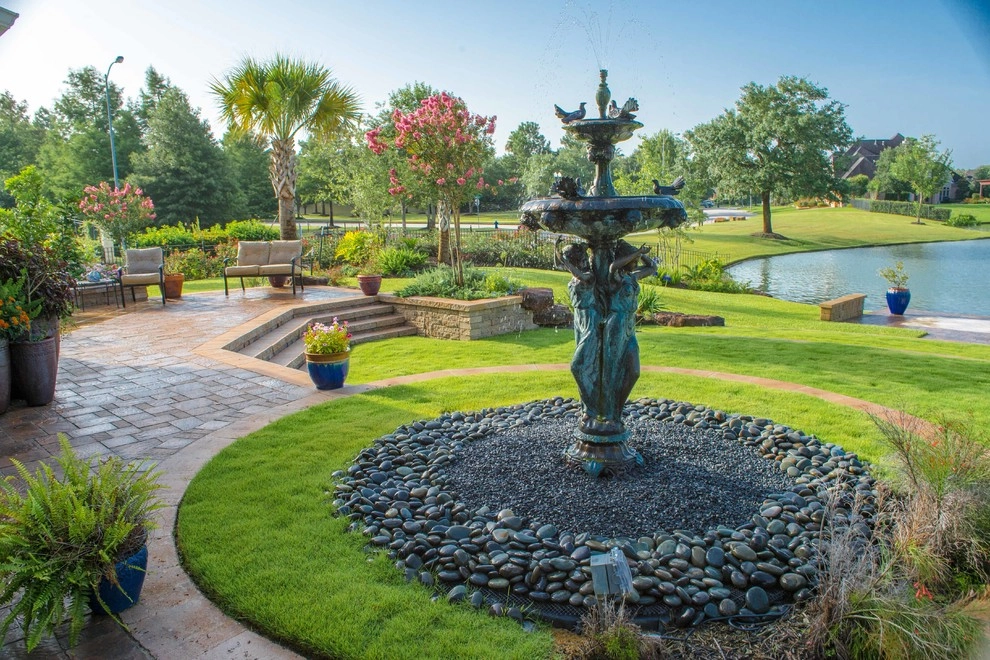Lakeside Terraced Backyard by Mirror Lake Designs - Photo 10