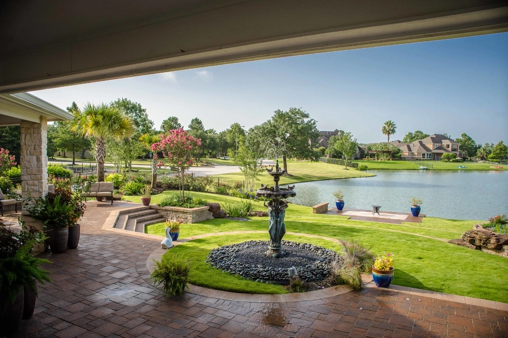 Lakeside Terraced Backyard by Mirror Lake Designs - Photo 5