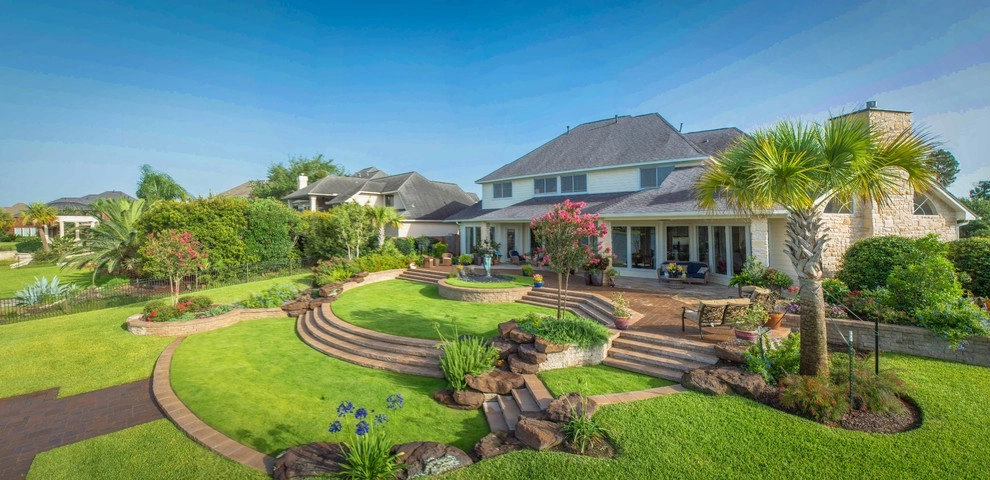 Lakeside Terraced Backyard by Mirror Lake Designs - Photo 16