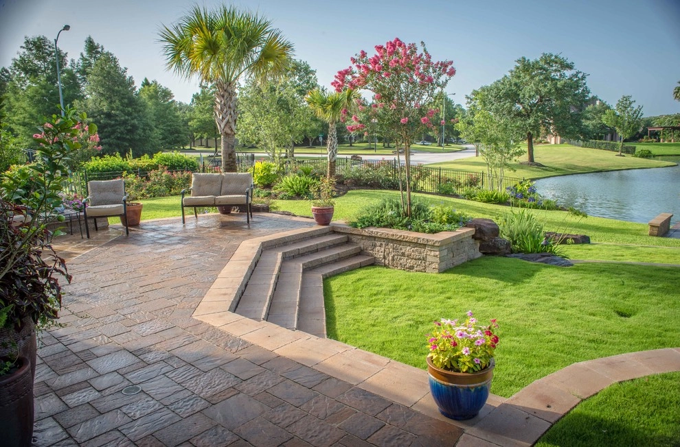 Lakeside Terraced Backyard by Mirror Lake Designs - Photo 8
