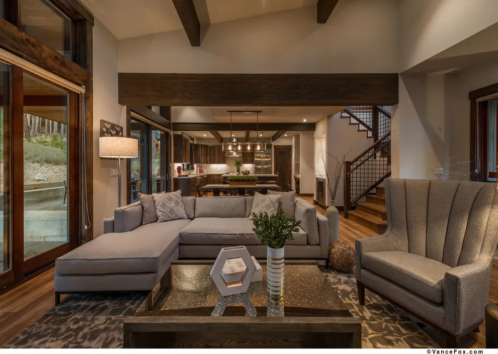 Gray's Crossing in Truckee, California by Bourgeois Interior Design - Photo 2