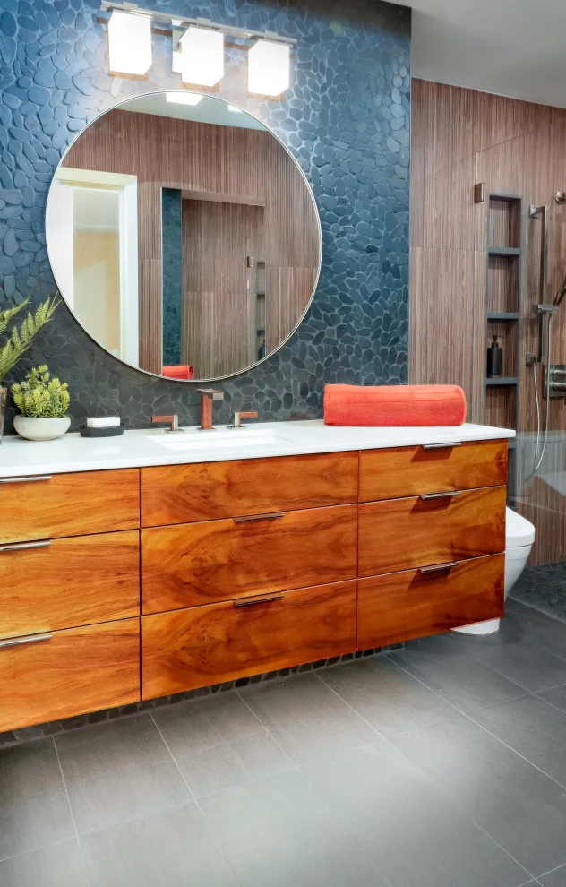 Contemporary Hawaiian Main Bathroom by Heather DeMoras Design Consultants Inc. - Photo 6