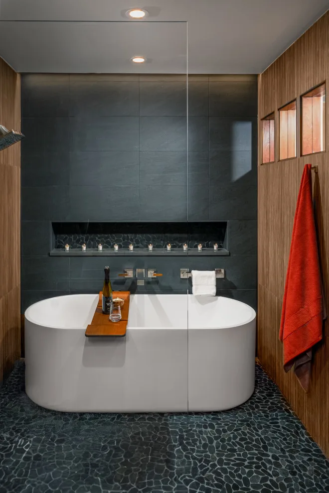 Contemporary Hawaiian Main Bathroom by Heather DeMoras Design Consultants Inc. - Photo 5