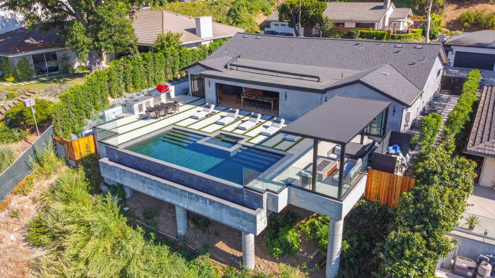 Sherman Oaks | Hillside Backyard & Pool Construction by Moda Outdoor Living - Photo 13