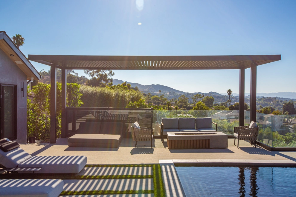 Sherman Oaks | Hillside Backyard & Pool Construction by Moda Outdoor Living - Photo 2